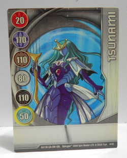 Bakugan Card - Tsunami - Silver Gate Card - BA136 - 4/48 - 2008 - Image 1