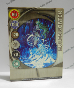 Bakugan Card - Aquos Vortex - Silver Gate Card - BA244 - 1/48c - 2008 - Image 1