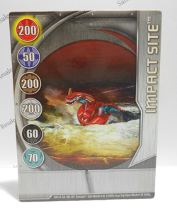 Bakugan Card - Impact Site - Silver Gate Card - BA634 - 4/48q - 2009 - Image 1