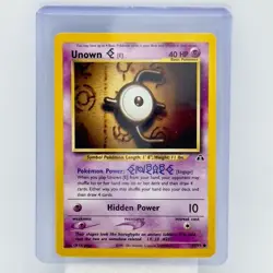 Unown E 67/75 Neo Discovery Rare Vintage Pokemon Card Unknown [E] Lightly Played - Image 3