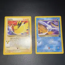 Pokemon TCG Black Star Promo Articuno Zapdos Card 22/23 Set - Image 1