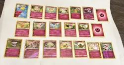 20 LOT Pokemon Cards DISCONTINUED FAIRY PINK Lot 5 Holos Rare TCG ALL DIFFERENT - Image 1