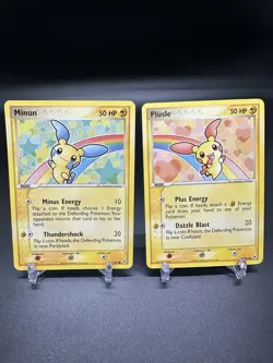 Plusle and Minun Hidden Legends 69/101 67/101 Pokemon Card Connected Art - Image 1