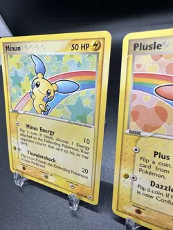 Plusle and Minun Hidden Legends 69/101 67/101 Pokemon Card Connected Art - Image 3