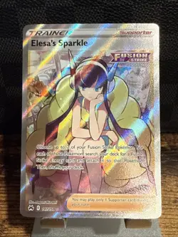 Pokemon Elesa’s Sparkle Full Art Trainer #147/159 Crown Zenith NM TCG Card - Image 1