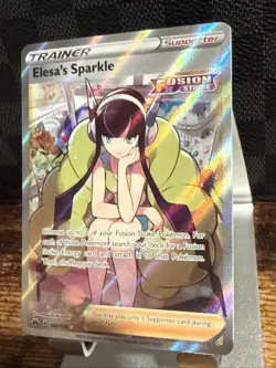 Pokemon Elesa’s Sparkle Full Art Trainer #147/159 Crown Zenith NM TCG Card - Image 2