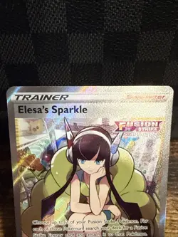 Pokemon Elesa’s Sparkle Full Art Trainer #147/159 Crown Zenith NM TCG Card - Image 3