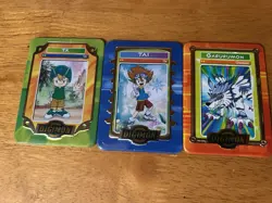 Taco Bell Digimon Digivice 2000 With 3 Metal Cards Applause Anime Collectible VG - Image 3
