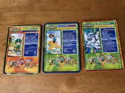 Taco Bell Digimon Digivice 2000 With 3 Metal Cards Applause Anime Collectible VG - Image 4
