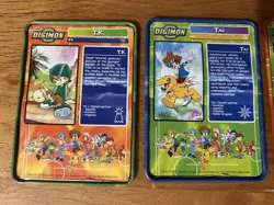 Taco Bell Digimon Digivice 2000 With 3 Metal Cards Applause Anime Collectible VG - Image 5