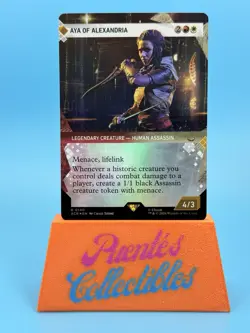 MTG Aya of Alexandria Borderless Foil Assassin's Creed 0140 - Image 1