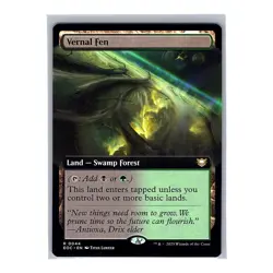 Vernal Fen #0044 Regular Extended Art Rare MTG 25 CMD: Edge of Eternities - Image 1