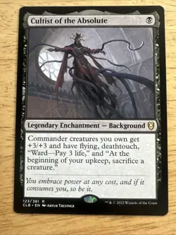 CULTIST OF THE ABSOLUTE Magic the Gathering MTG NM/M Baldur's Gate commander - Image 1