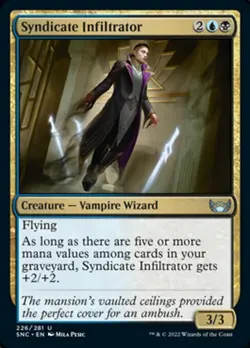 SYNDICATE INFILTRATOR x4 mtg NM-M Streets of New Capenna 4 Unc - Image 1