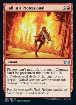 CALL IN A PROFESSIONAL x4 mtg NM-M Streets of New Capenna 4 Unc - Image 1