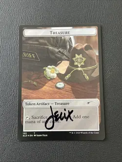 ARTIST SIGNED TREASURE / WALKER from SLD - MTG Magic the Gathering - Image 1