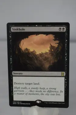Sinkhole - Eternal Masters - NM - MTG Magic The Gathering EDH Commander Comp - Image 1