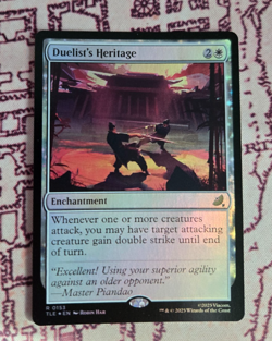 MTG Foil Duelist's Heritage Avatar Last Airbender Magic the Gathering NM - Image 1