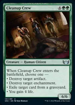 CLEANUP CREW x4 mtg NM-M Streets of New Capenna 4 Unc - Image 1