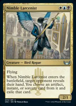 NIMBLE LARCENIST x4 mtg NM-M Streets of New Capenna 4 Unc - Image 1