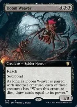 Doom Weaver (Extended Art) Commander: Innistrad: Crimson Vow 72 NM - Image 1