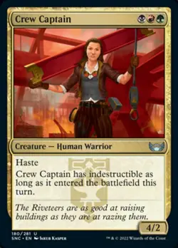 CREW CAPTAIN x4 mtg NM-M Streets of New Capenna 4 Unc - Image 1