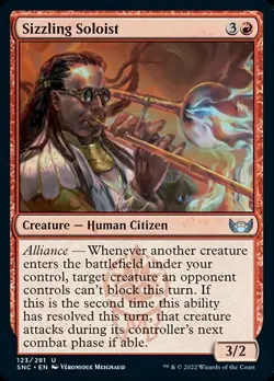 SIZZLING SOLOIST x4 mtg NM-M Streets of New Capenna 4 Unc - Image 1