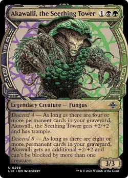 Showcase AKAWALLI, THE SEETHING TOWER x4 mtg NM Lost Caverns of Ixalan 4 Unc - Image 1