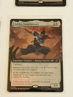 Sokka, Swordmaster Extended Art Avatar: The Last Airbender Eternal Foil 174 - Image 1