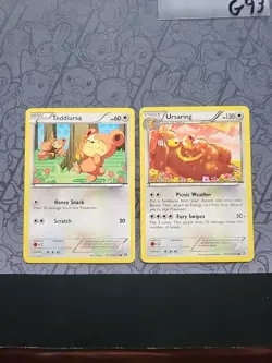 Pokemon: Teddiursa & Ursaring Legendary Treasures: Radiant Collection Holo - G93 - Image 1