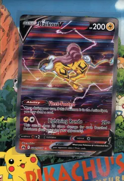 Pokemon TCG Raikou V GG41/GG70 Crown Zenith: Galarian Gallery Holo NM/M - Image 1