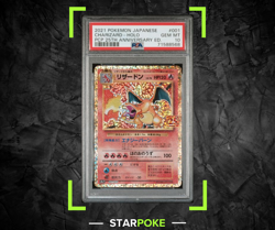 Pokemon PSA 10 Charizard 001/025 25th Anniversary S8A-P Promo Japanese - Image 1