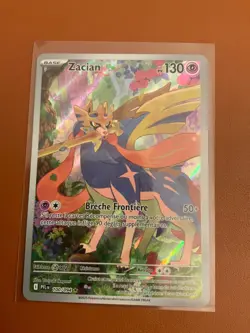 CARTE POKEMON ZACIAN 100/094 ME02 FLAMMES FANTASMAGORIQUES NEUVE FR - Image 1