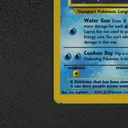 Lapras - Pokemon Karte TCG WOTC 10/62 Rare Holo Fossil /P75 - Image 5