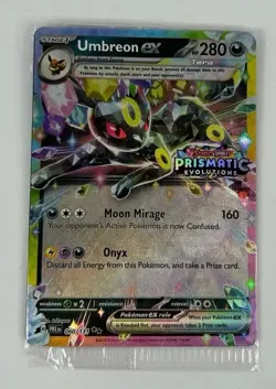 Pokemon TCG Umbreon ex 060/131 Prismatic Evolutions Stamped Promo Card Sealed - Image 1