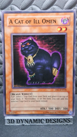 | Yugioh A Cat of Ill Omen DR1-EN018 Dark Revelation Volume 1 NM/VLP 🔥 | - Image 1