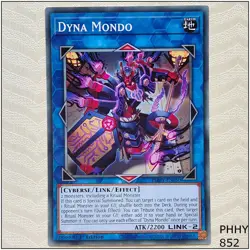 Dyna Mondo - PHHY-EN050 - Common 1st Edition Yugioh - Image 1