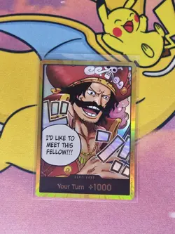 One Piece Gol.D.Roger GOLD DON!! Card (OP-13) English - Image 1