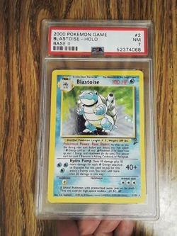2/130 Blastoise Base Set 2 Graded Pokemon Card - PSA 7 - Image 1