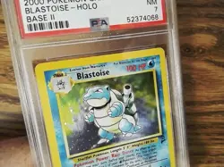 2/130 Blastoise Base Set 2 Graded Pokemon Card - PSA 7 - Image 3