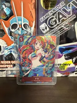 One Piece Cards Game Nami C ST01-007 Japanese THE BEST PROMO - Image 1
