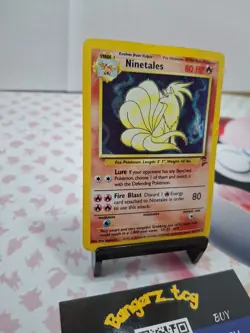 Pokemon TCG Ninetales Base Set 2 Holo Unlimited Rare Card 13/130 LP - Image 3
