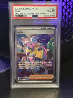 Iono 237/091 Sir Paldean Fates Pokemon Card PSA 10 Gem Mint - Image 1