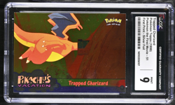 CGC 9 Mint | Pokemon Topps the First Movie Trapped Charizard Silver Foil 51 Card - Image 1