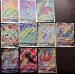 Pokemon Cards Lot (Silver Tempest Full Art Rares) Mint - Image 1