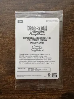 Dragon Ball Sparking Zero Trading Cards Promo Sealed - Image 1