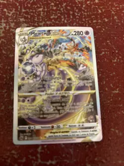 Mewtwo VSTAR Crown Zenith: Galarian Gallery Ultra Rare Card #GG44/GG70 NM - Image 2
