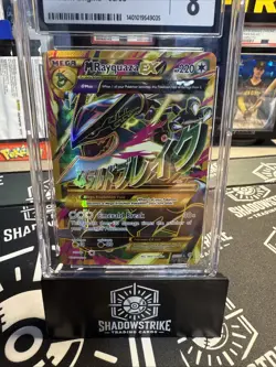 Ancient Origins Mega Rayquaza EX Card 98/98 CGC 8 NM-MT Pokemon Pot CrossoverU - Image 3