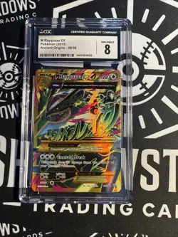 Ancient Origins Mega Rayquaza EX Card 98/98 CGC 8 NM-MT Pokemon Pot CrossoverU - Image 5