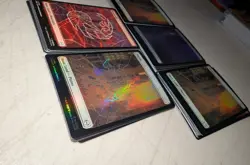 Magic the Gathering Spider-Man 55 Card Lot Full Art Basic Land Web Rare Foil - Image 2